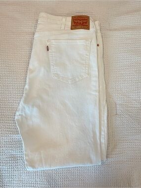 Men's Levi’s 541  White Straight-Leg Jeans